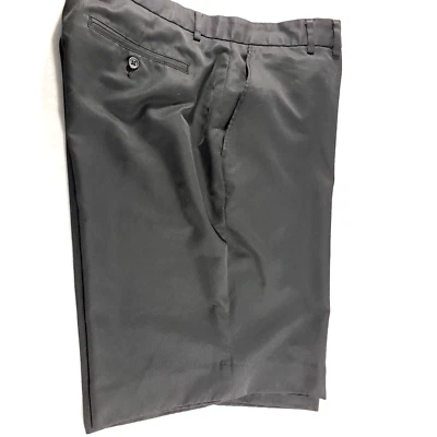 Cutter &  Buck Mens Golf Shorts CB DryTeclux Size 36 Black Flat Front Polyester - Image 1 of 4