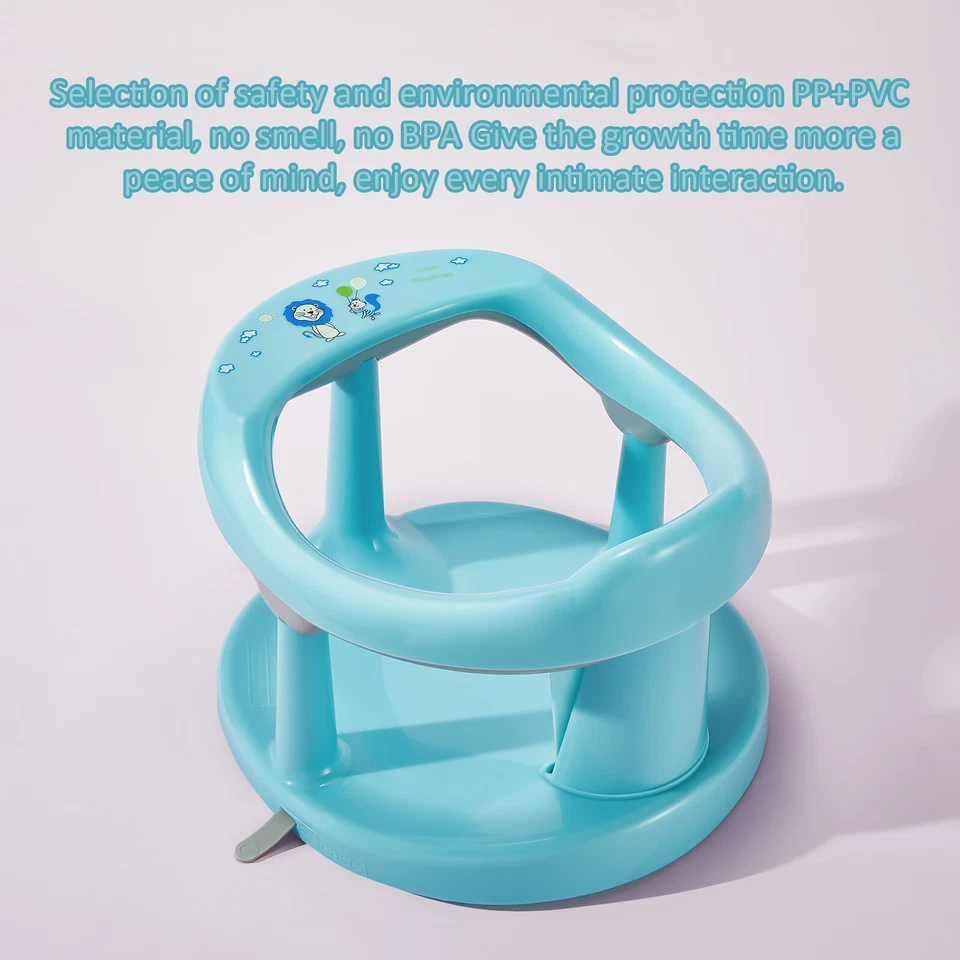 Silla de asiento de baño para bebé recién nacido asiento de ducha asiento de bañera cojín silla de ducha Foto 1 de 4