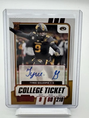 2021 Panini Contenders Draft Picks Red Auto #246 Tyree Gillespie - Image 1 of 2