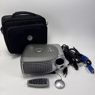 Dell 1201MP TI DLP Video Projector TESTED & WORKS with carryingbag Bulb 54 Hours - Image 1 of 4
