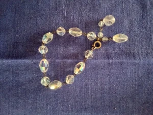 Vintage Unsigned Czech AB Bracelet - Picture 1 of 2