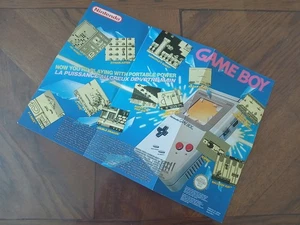 VP – 001 Affiche Publicitaire Nintendo – Gameboy 1989 En Très Bon Etat. - Imagen 1 de 8