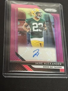 2018 Panini Prizm Jaire Alexander RC Rookie Autographs Pink Prizm Packers - Picture 1 of 2