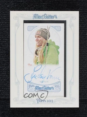 2013 Topps Allen & Ginter's Framed Mini Lindsey Vonn #AGA-LV Rookie Auto RC - Image 1 of 2