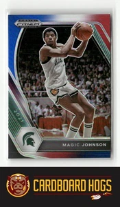 Prizm Draft Picks 2021 #86 Magic Johnson Michigan State Rosso Bianco e Blu Prizm - Foto 1 di 2