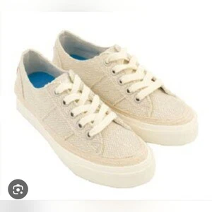 Blowfish Sneakers flach bequem beige vergoldet Damengröße 7,5 - Bild 1 von 9