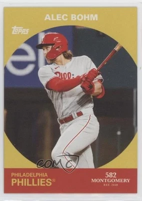 2022 Topps 582 Montgomery Club Set 5 Alec Bohm #10 - Image 1 of 2