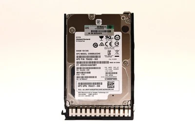 HPE EH0600JEDHE 600GB 2.5" 12Gb/s 15K RPM SAS Drive W/Caddy P/N: 759202-003 - Image 1 of 2