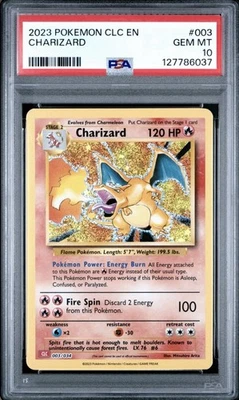 PSA 10 Set Charizard Blastoise Venusaur #003 Pokémon TCG CLASSIC COLLECTION - Image 1 of 3