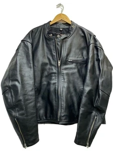 Other Brands Riders Jacket SEVEN ARROWS Single 50 Leather Black Used - Picture 1 of 9
