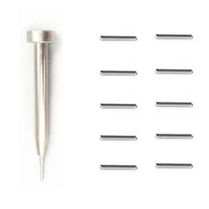 für Zippo Feuerzeuge, Metall Pin Remover Punch + 10 Edelstahl Scharnier Pins - Bild 1 von 24