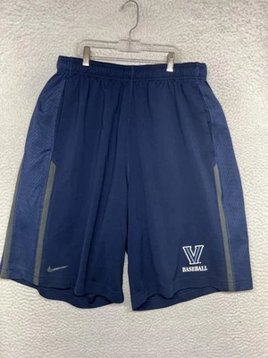 Villanova Wildcats Shorts Mens Navy Blue NCAA Baseball Nike Dri-FIT College - Image 1 of 4