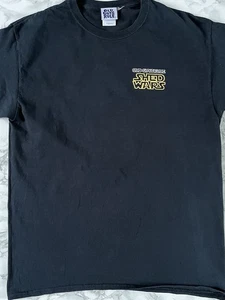 Black and yellow Star Wars Shed Wars promo tee starwars men’s size Large - Picture 1 of 5