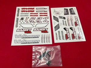 for Traxxas BANDIT VXL DECAL SHEETS + clips decals stickers older edition) - Picture 1 of 2