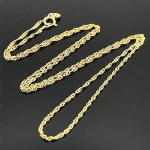 SINGAPURKETTE  AUS 750/- GELBGOLD SCHMUCKJAGD - Bild 1 von 3