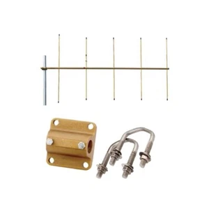 NEW Laird VHF Antenna Y1505: 150-174 MHz, 5 element, 9.2 dB, Gold Anodized Yagi - Zdjęcie 1 z 15