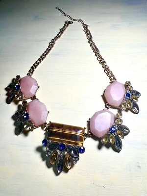 Precioso collar llamativo con piedra genuina ojo de tigre Foto 1 de 4