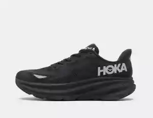 HOKA Clifton 9 GORE-TEX Running Shoes in Black - Picture 1 of 6
