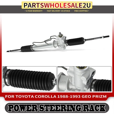Nuevo conjunto de cremallera y piñón de dirección asistida para Toyota Corolla 1988-1993 Geo Prizm Foto 1 de 4