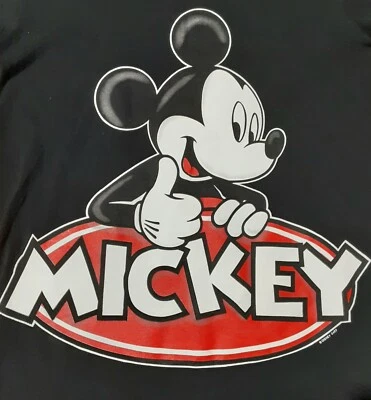 Vintage 90's Jerry Leigh Mickey Mouse Single Stitch T Shirt Lg - Image 1 of 2