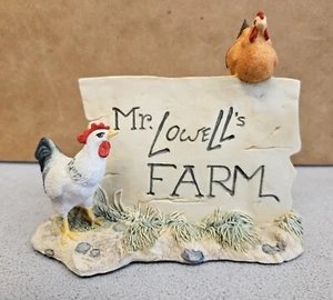 Figura placa de exhibición de distribuidor de pollos Schmid Lowell Davis MR. LOWELL'S FARM - Imagen 1 de 5