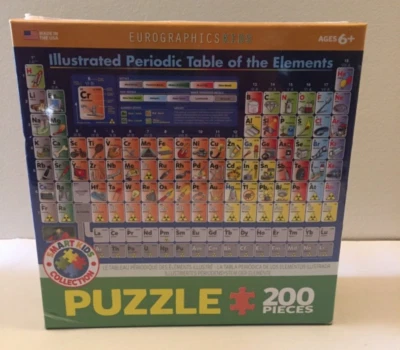 The Periodic Table of the Elements 200pc Jigsaw Puzzle Smart Kids Collection - Image 1 of 4