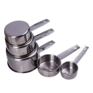 Stainless Steel Measuring Cups and Spoons Set Kitchen Baking Gadget ToolsB`-s - Picture 1 of 12