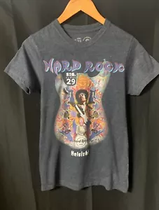 Hard Rock Jimi Hendrix Sig Series 29 2011 Helsinki Graphic Women's T-Shirt Small - Picture 1 of 9