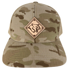 Cat Panther Patch Camouflage Hat Logo Hunt Fish Mesh Snap Back Baseball Camo Cap