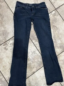 Damenjeans Tahari Größe 4/27 lang schwarz Rinse Wash Skinny Denim - Bild 1 von 4