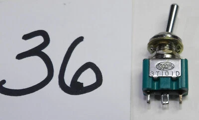 Transmitter Toggle Switch RC Futaba Spektrum JR 2 Position SHORT ROUND Bat # 36 - Image 1 of 4