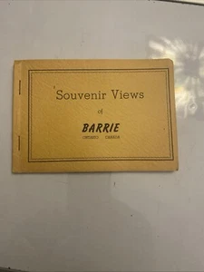 Folleto álbum de fotos "Souvenir Views of Barrie" Ontario Canadá 16 fotos vintage - Imagen 1 de 6