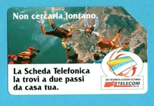 SCHEDA TELEFONICA-NON CERCARLA LONTANO-PARACADUTISTA-TELECOM-C&C 2858-GOLDEN 766 - Picture 1 of 2