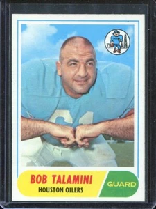 1968 Topps Football # 68 Bob Talamini (NM-MT) Near Mint to Mint - Picture 1 of 2