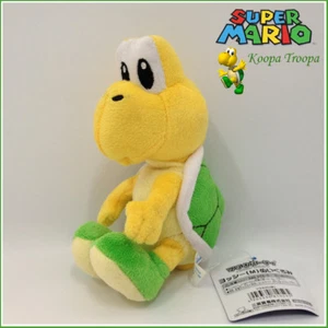 Juguete de peluche Koopa Troopa Super Mario Bros tortugas peluche figura verde 5" - Imagen 1 de 3