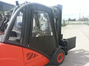 Linde 392/393 H-20 H-35 Gabelstapler Kabine Wetterschutzhaube Hefter - Bild 1 von 2
