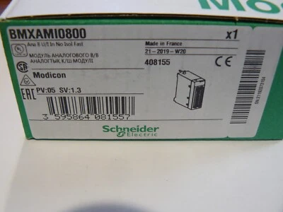 BMXAMI0800 New Schneider Electric Modicon BMX-AMI-0800 - Image 1 of 3