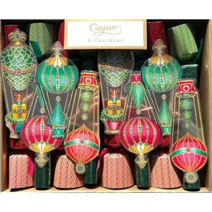 Caspari Christmas in the Air Cone 8 x 10 inch Balloon Christmas Crackers - Picture 1 of 4
