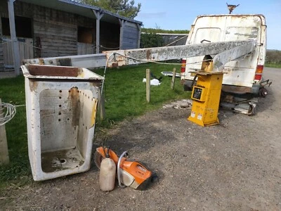 VERSALIFT CHERRY PICKER USED HYDRAULIC CRANE LIFT ACCESS PLATFORM WORKING ORDER - Image 1 of 4