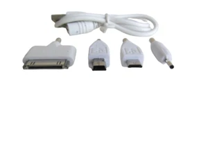 4-in-1 Différents Portable Adaptateurs Ensemble Avec USB Câble pour Alimentation - Photo 1 sur 3