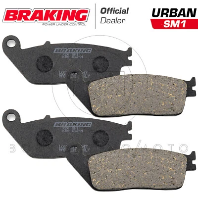 4 PASTIGLIE FRENO ANTERIORI BRAKING 720SM1 KYMCO XCITING R 300 2009 2010 2011 - Imagen 1 de 2