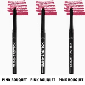 NEW Avon Glimmersticks Retractable Lip Liner / PINK BOUQUET / SET OF 3 - Picture 1 of 11