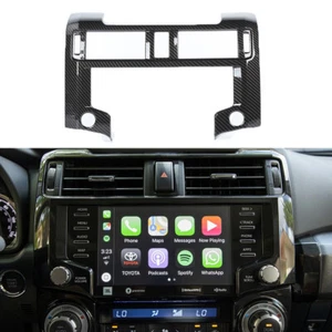 Central Console Navigation Dashboard Cover Trim for 4Runner 2020+ Carbon Fiber - Imagen 1 de 10