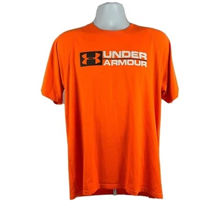 Under Armour Heat Gear Loose Athletic T-Shirt Men’s Medium Gym Running Train - Picture 1 of 7
