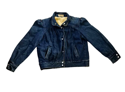 80's Fleece Lined Jean Jacket — 第 1/3 张图片