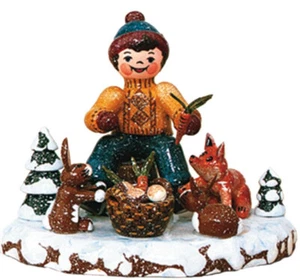Hubrig Winterkind Tiere des Waldes 7cm #110h1003 - Picture 1 of 2