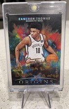 Cameron thomas 🔥🔥🔥 1 of 1 origins Black - Gold On Card Auto!!! 💥💥💥