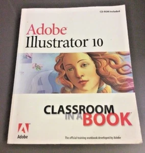 Illustrator 10 Classroom in a Book Training Reference Guide w/ Sealed CD - Picture 1 of 10
