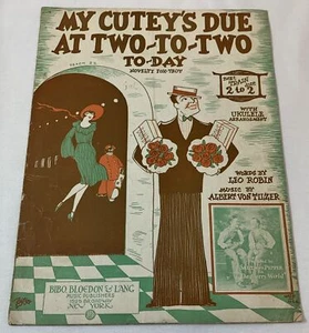 Noten von 1926 ~ MY CUTEY'S DUE AT TWO-TO-TWO TODAY Salt And Pepper - Bild 1 von 2