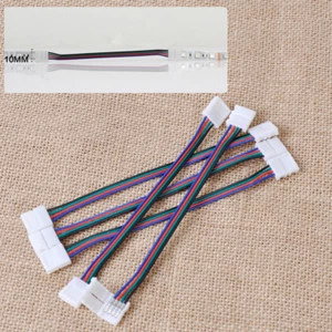 4 pines RGB LED tira conector rápido cable adaptador 5050 conector barra de luz - Imagen 1 de 6